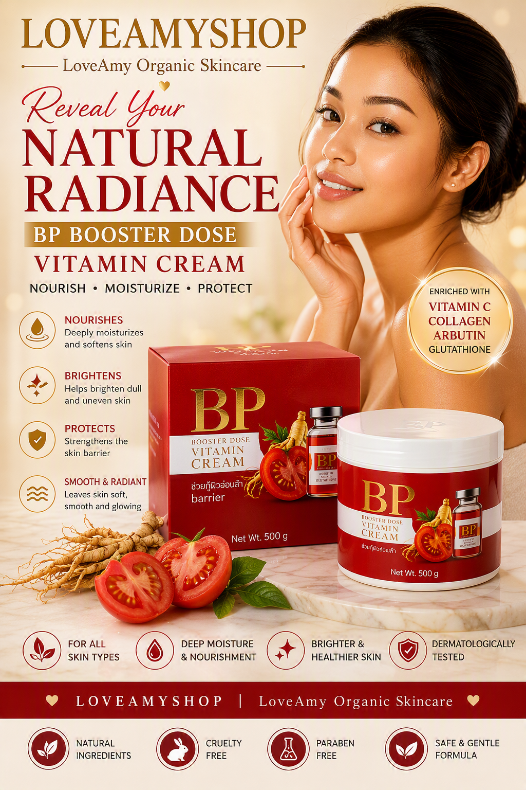 BP Booster Dose Vitamin Cream 500ML