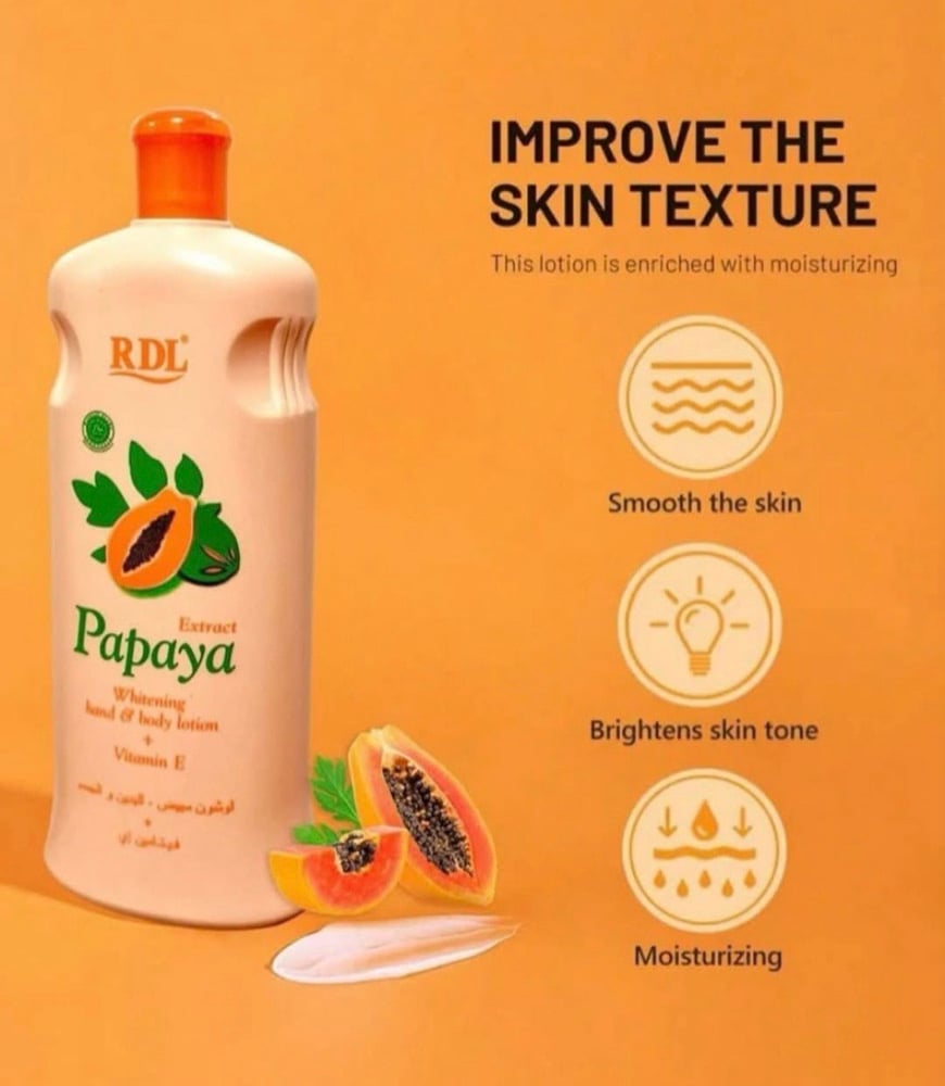 RDL PAPAYA WHITENING BODY LOTION