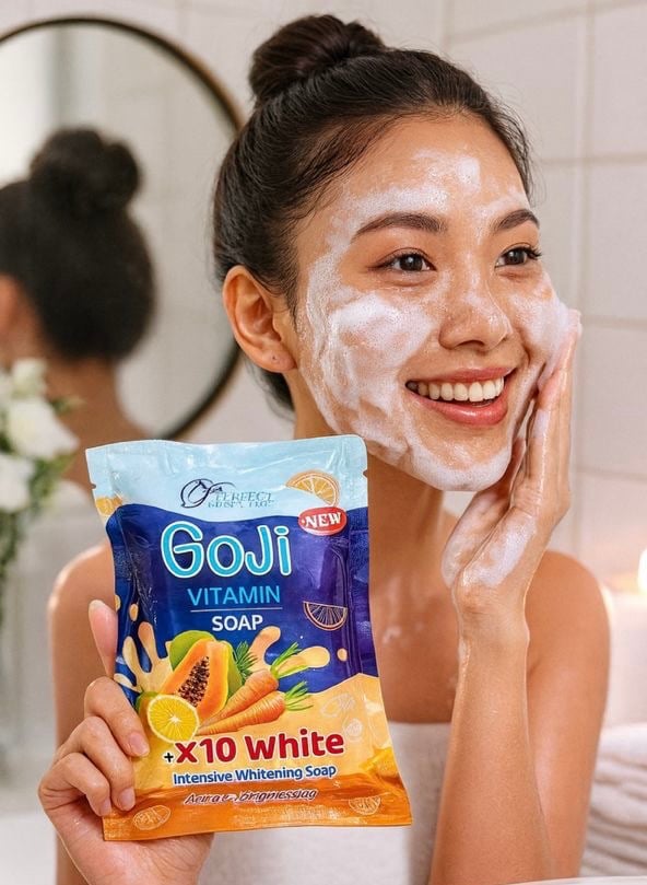Asian whitening face soap